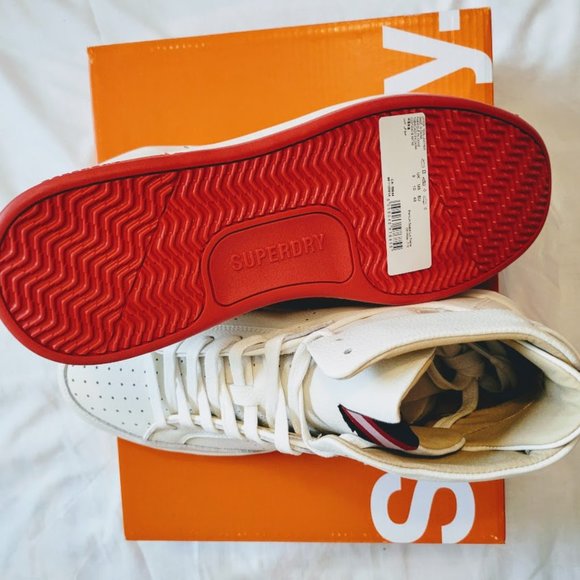 Superdry Basketball shoes cream size 10 - Picture 4 of 4